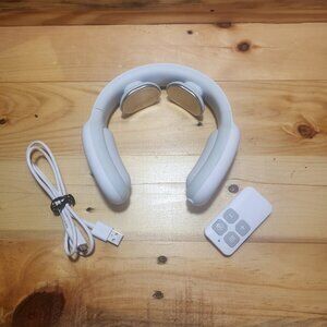 Intelligent Electric Neck Massager With Heat And Remote White